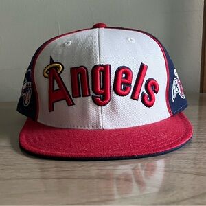 American Needle Kids Hat with Red and White Angels Design